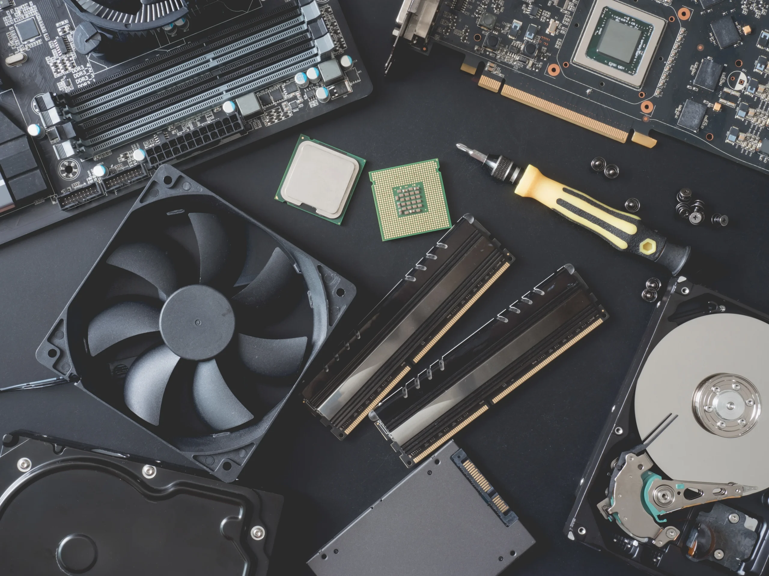 Custom PC build parts